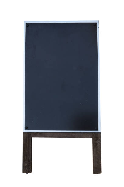 istock Blank notice board sign on a chalkboard blackboard 1434690989