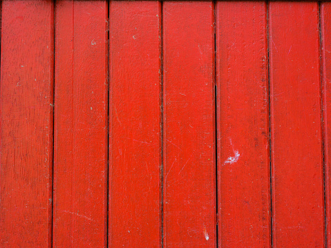 old and red painted wood texture