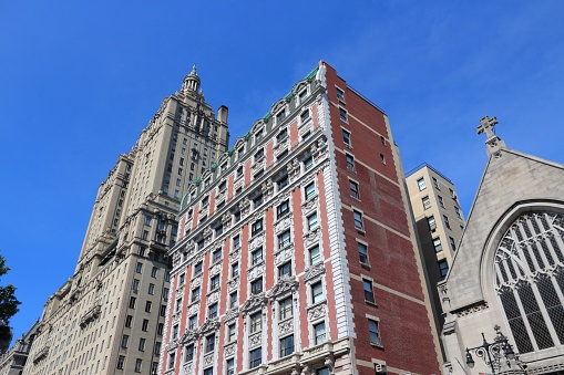 The San Remo and The Kenilworth building in New York. They are residential co-operatives in Upper West Side.