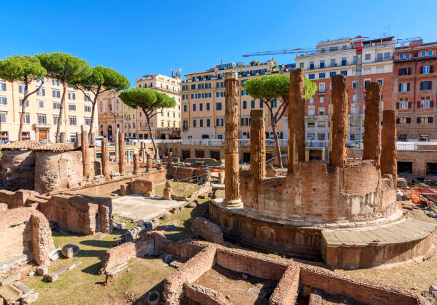 istock Largo di Torre Argentina square in Rome, Italy 1434707920