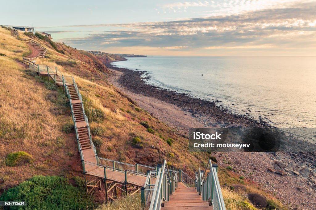 Marion Coastal Walking Trail at sunset Marion to Hallett Cove Coastal Walking Trail at sunset, South Australia, South Australia Adelaide Stock Photo Marion Coastal Walking Trail at sunset Marion to Hallett Cove Coastal Walking Trail at sunset, South Australia, South Australia Adelaide Stock Photo