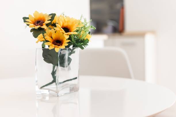 1, gray background, glass, blossom, leaf, summer, yellow