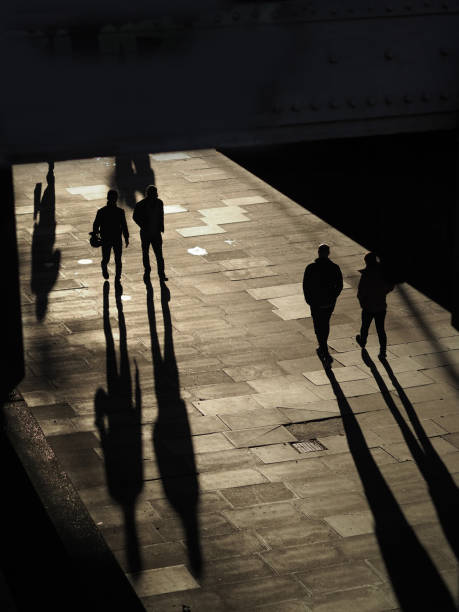 istock Silhouettes beneath Embankment Bridge 1434719704