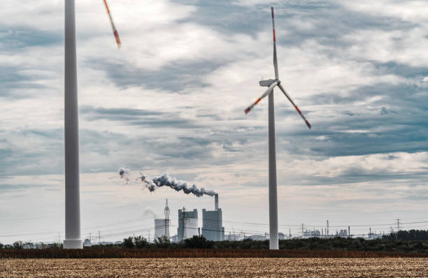 istock energy power plant / green energy / energy / coal  / wind turbine / renewable enrgy 1434730146
