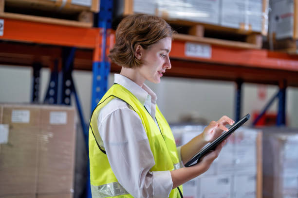 istock Group of worker working in warehouse 1434740275