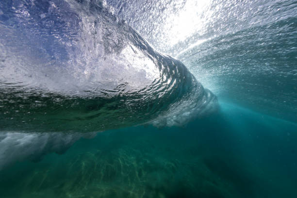 istock Motion of an ocean wave underwater. 1434750900