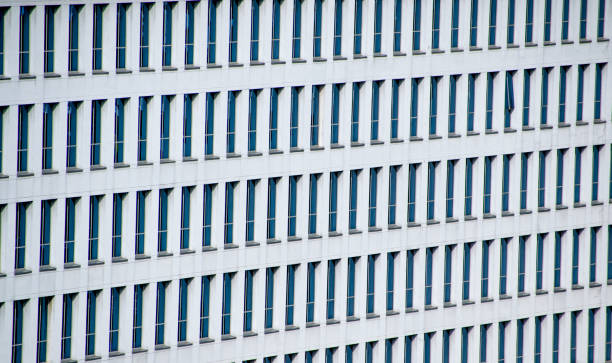 istock abstract architecture window building,pattern detail exterior white wall office background in the city 1434754047