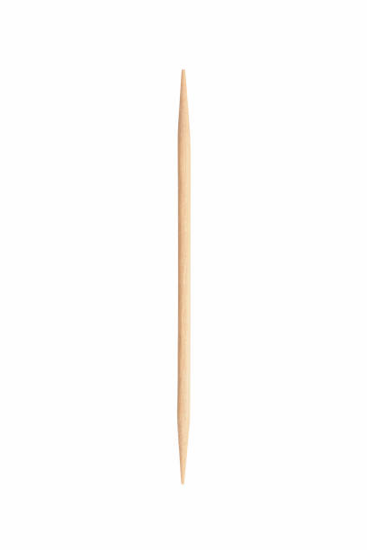 Toothpick isolated on the white background with clipping path