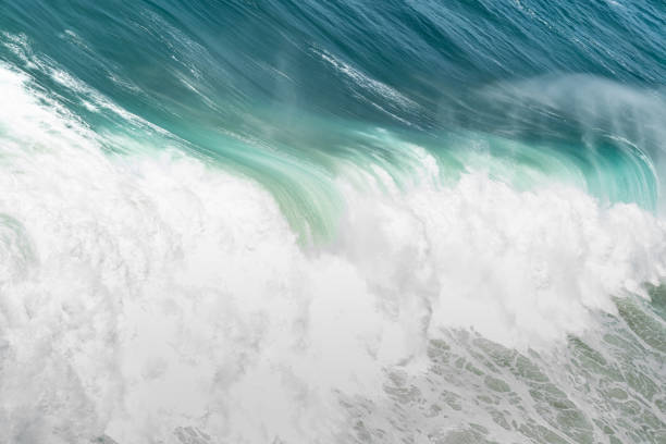 istock Aerial view of a splashing wave. 1434757665