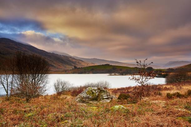istock Landscape and a small stream on a cloudy day 1434763391