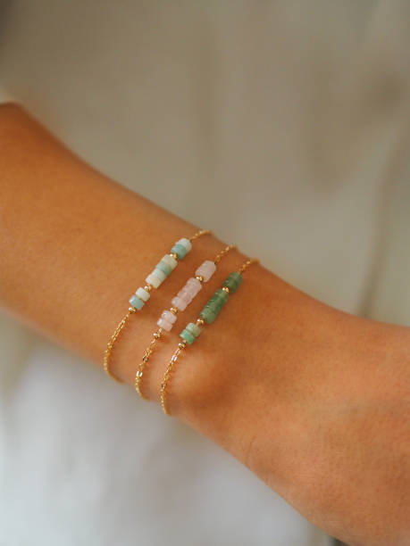 istock Bracelets accumulation on a woman wrist 1434764044