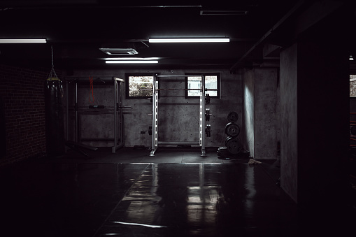Modern empty gym.
