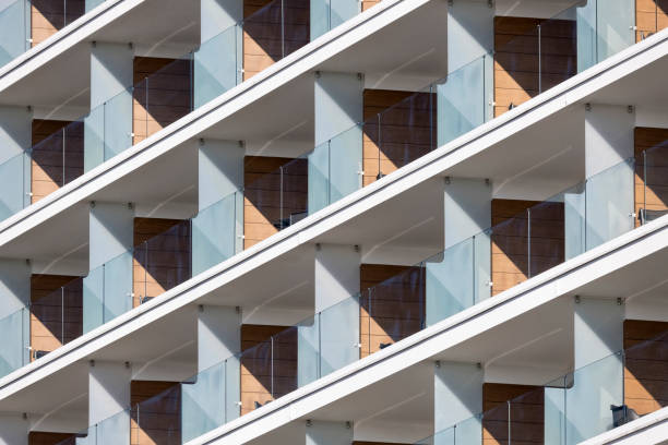 istock Balconies in modern apartment building 1434770194