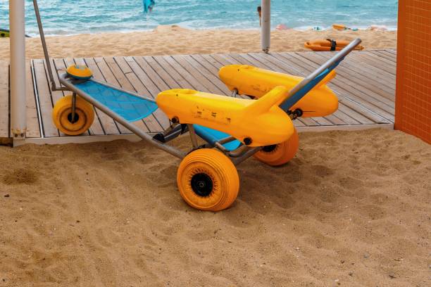 Land sailing with a blokart at the beach of Danish North Sea island of Rømø
