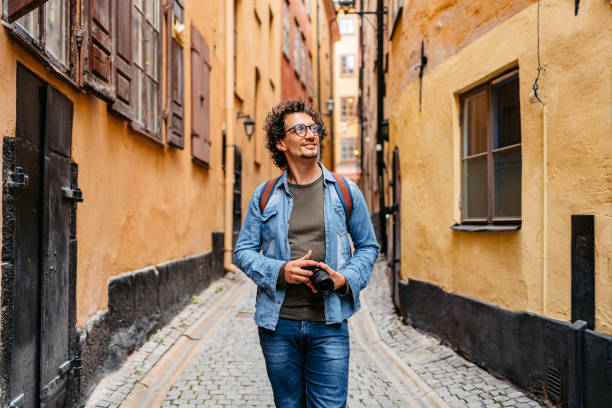 istock Young Tourist Walking Through The Alley 1434778916