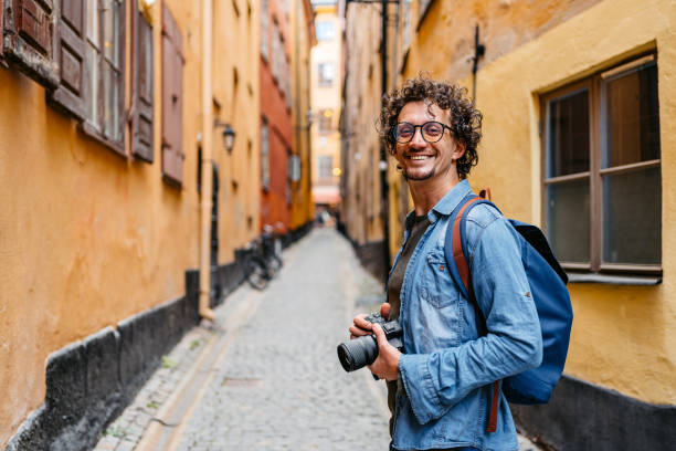 istock Young Tourist Walking Through The Alley 1434779004