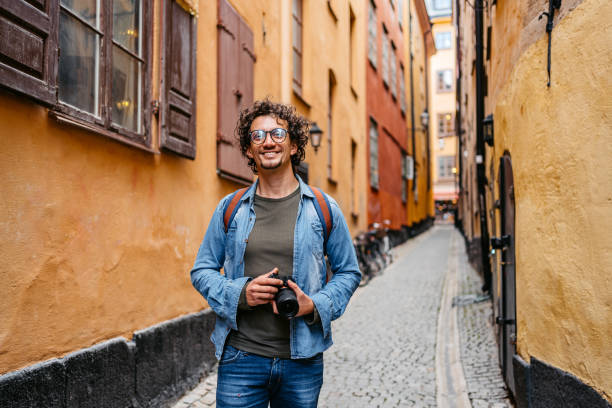istock Young Tourist Walking Through The Alley 1434779059