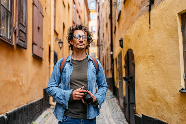 istock Young Tourist Walking Through The Alley 1434779081