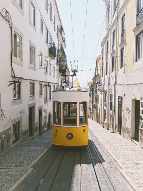 istock Lisboa Street Car 1434785865