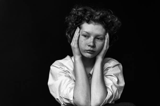 Beautiful emotional woman