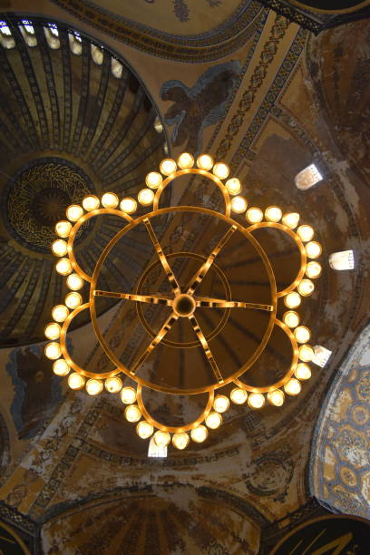 istock Chandelier of Aya Sofya Mosque(Hagia Sophia) 1434795276