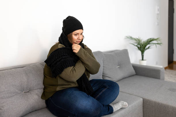 istock Freezing because of the winter cold 1434808055