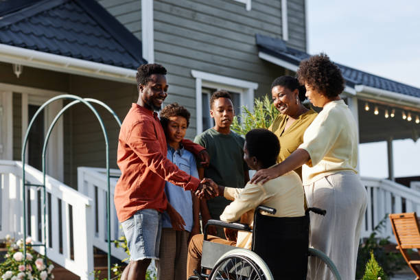 Big African American Family Meeting