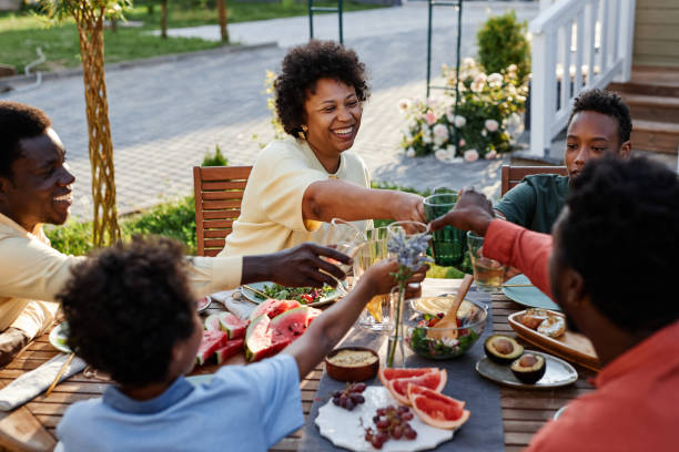 istock Toasting at Family Dinner 1434816539