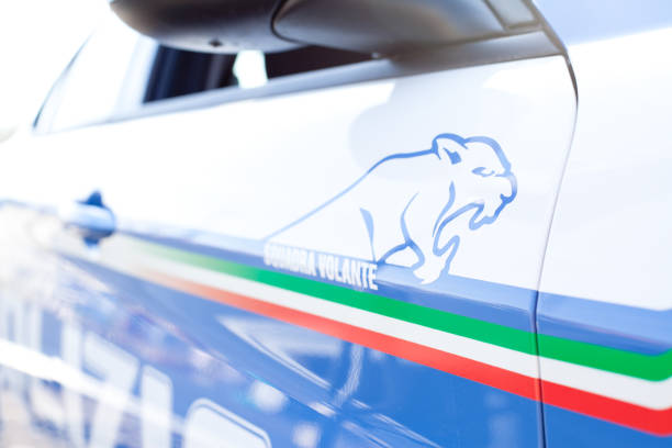 London. UK- 11.03.2024. The company logo and trade mark on the front of a electric vehicle by the Chinese auto maker BYD.