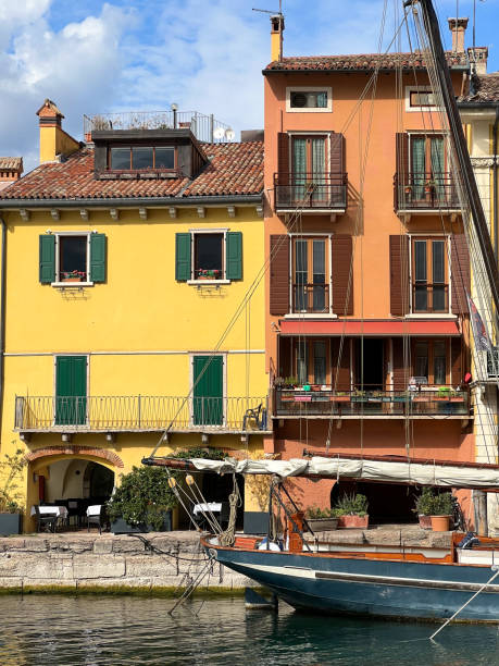 istock colored houses architecture old town Garda Italy 1434821119