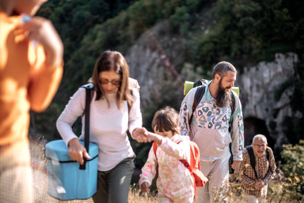 istock Multi-generation family enjoying on weekend in nature 1434826124