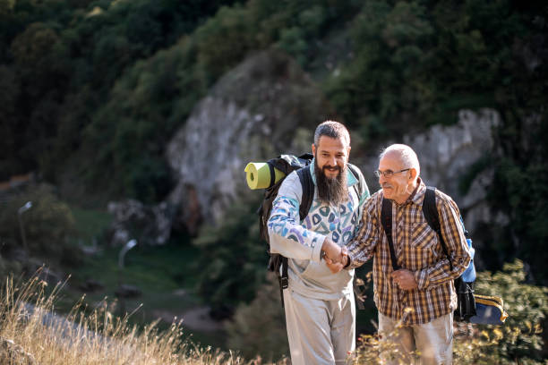 istock Multi-generation family enjoying on weekend in nature 1434826239