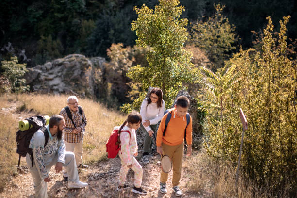 istock Multi-generation family enjoying on weekend in nature 1434826273