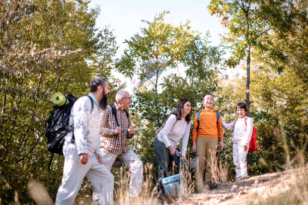 istock Multi-generation family in nature taking a break 1434826889