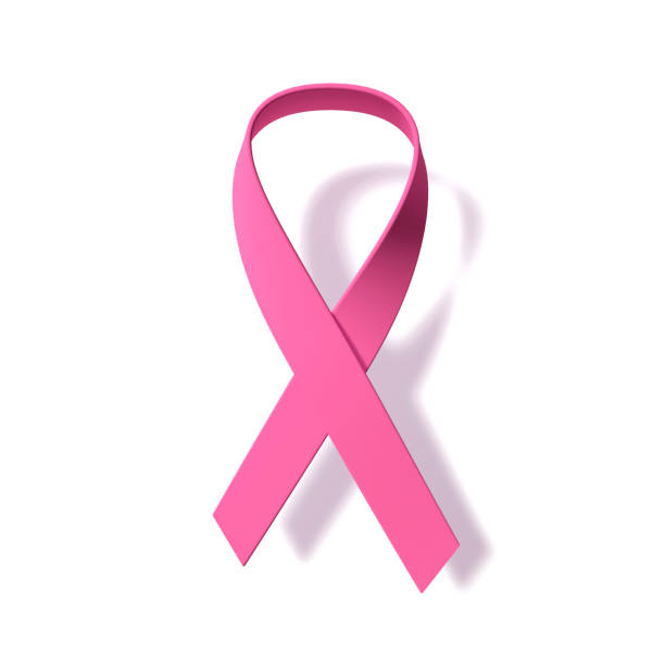 ruban rose symbole de la lutte contre le cancer du sein - breast cancer cancer breast cancer awareness ribbon pink photos et images de collection