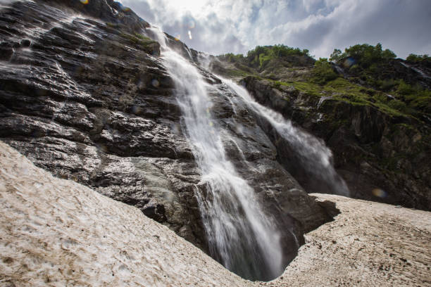 istock waterfalls in Caucasus Mountains 1434867266