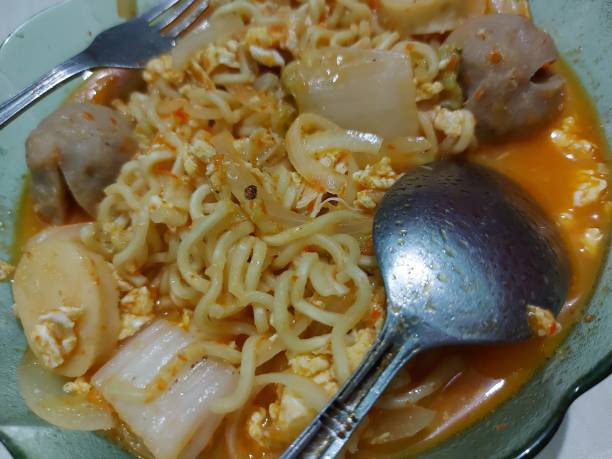 istock a bowl of spicy tek tek noodles 1434895246