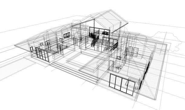 istock 3D illustration of building project 1434913441