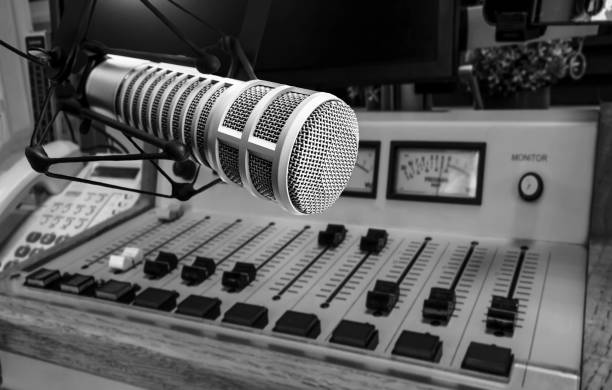 istock Professional microphone and sound mixer 1434915397