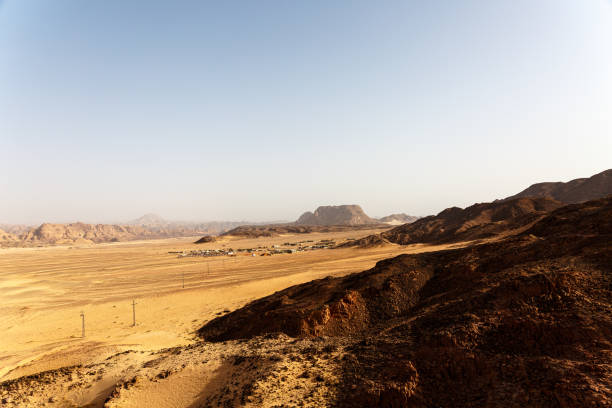 istock View to Sinai desert with empty blue sky 1434915698