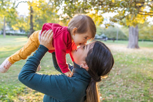 istock Mother enjoying with her daughter 1434918504