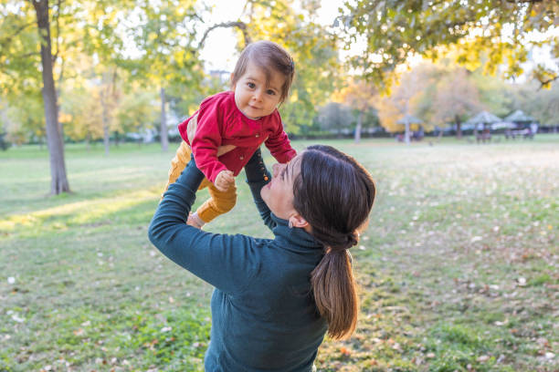 istock Mother enjoying with her daughter 1434918640