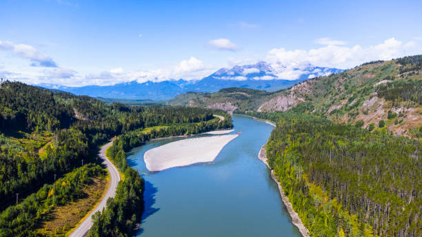 North Skeena River, British Columbia, Canada prince george photos stock pictures, royalty-free photos & images