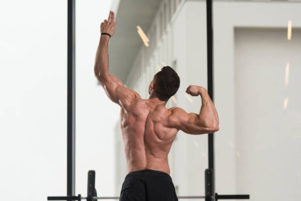 istock Serious Bodybuilder Standing In The Gym 1434924633