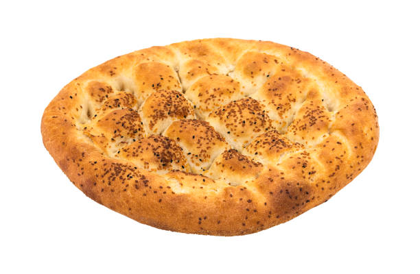 istock Ramadan Pita (Ramazan Pidesi) Traditional Turkish bread for holy month Ramadan. 1434941002