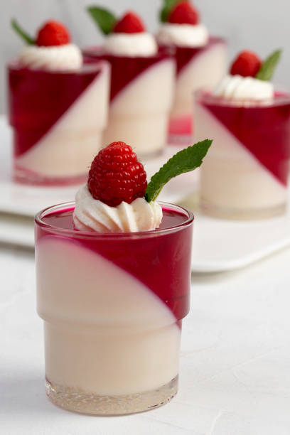 istock Red and white jelly for Valentine's day 1434941109