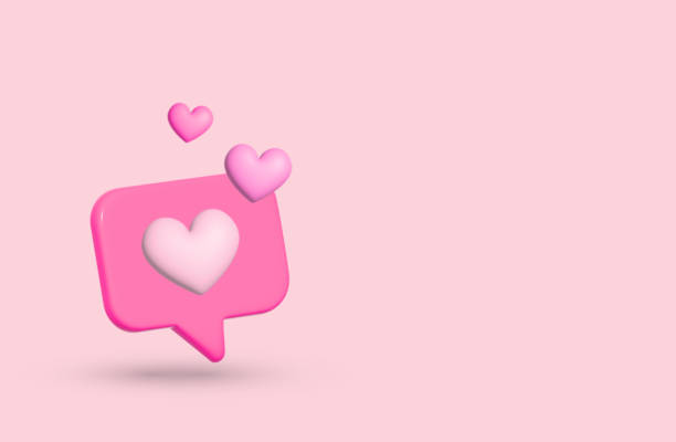 istock Heart and  love icon notification social media concept vector illustration 1434948893