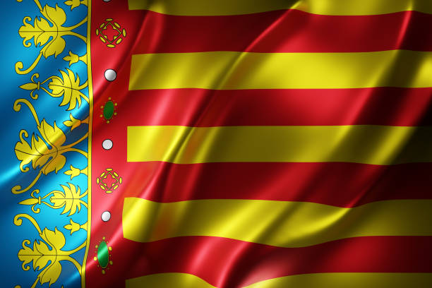 istock 3d Valencian region flag 1434949532