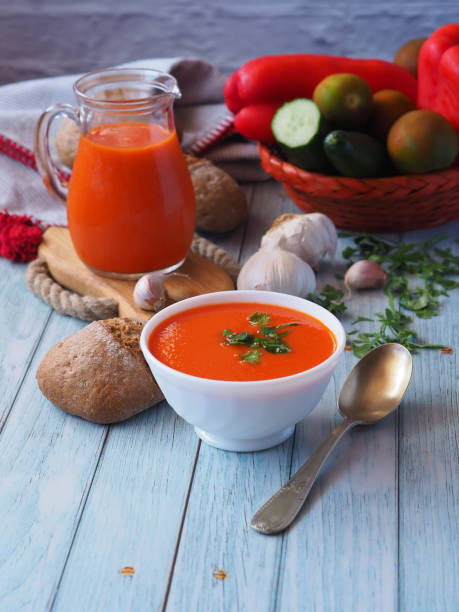 istock White bowl with tomato puree soup 1434950668