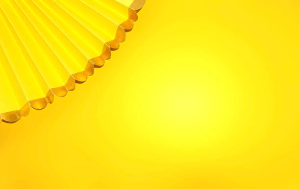 istock abstract yellow glitter background with fan and pleated pattern 1434957815
